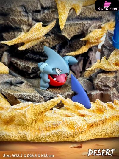 Pokémon Tyranitar Desert Series Environment Pokémon Statue - EGG Studio [Pre-Order Closed] Pokémon