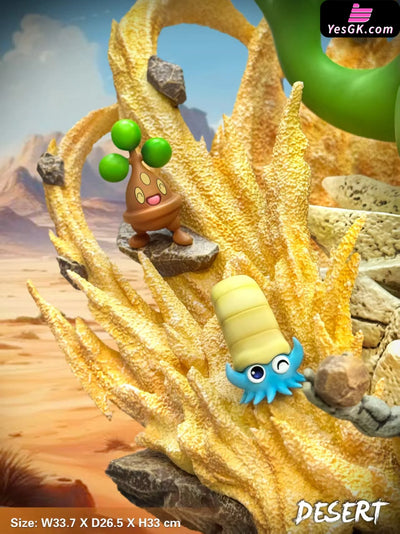 Pokémon Tyranitar Desert Series Environment Pokémon Statue - EGG Studio [Pre-Order Closed] Pokémon