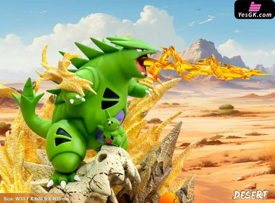 Pokémon Tyranitar Desert Series Environment Pokémon Statue - EGG Studio [Pre-Order Closed] Pokémon
