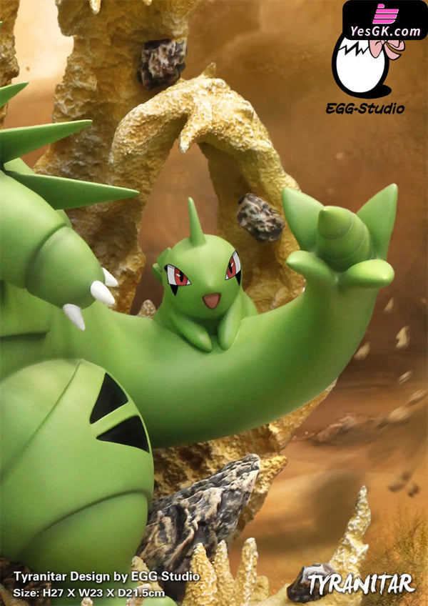 Pokémon Tyranitar Evolution Series Resin Statue - Egg Studio [In Stock]