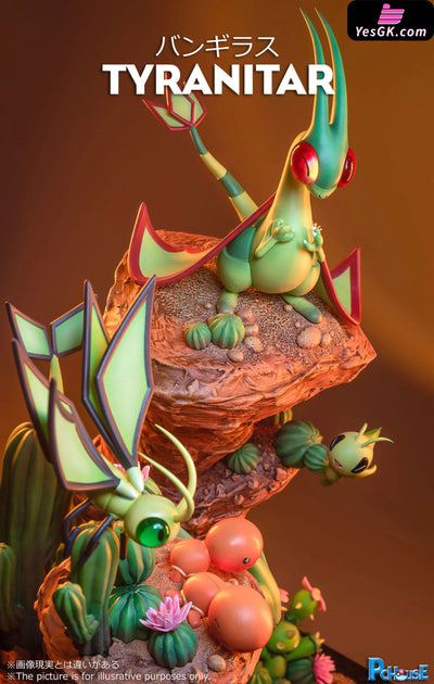 Pokémon Tyranitar Family Resin Statue - Pc House Studio [In-Stock] Full Payment Pokémon