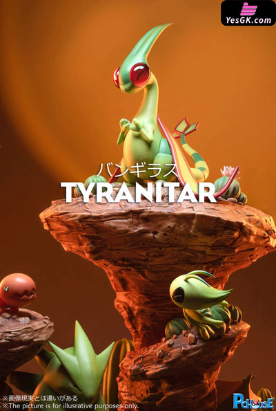 Pokémon Tyranitar Family Resin Statue - Pc House Studio [In-Stock] Full Payment Pokémon