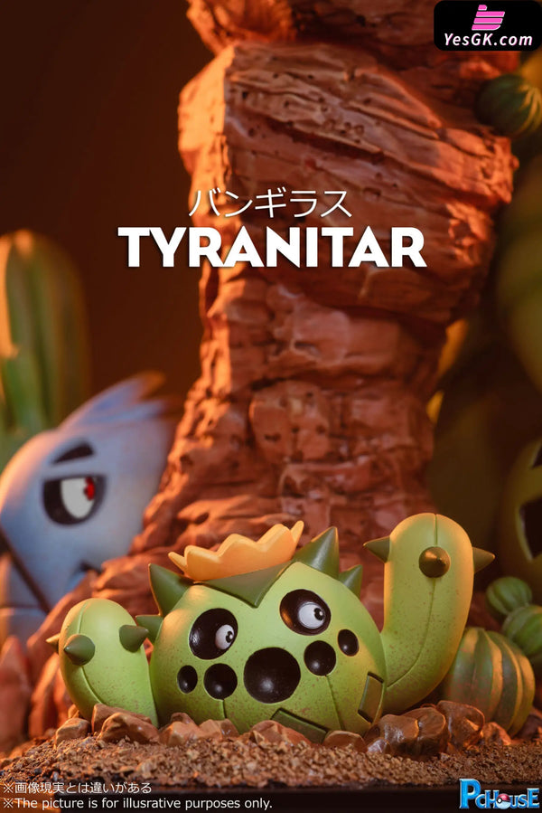 Pokémon Tyranitar Family Resin Statue - Pc House Studio [In-Stock] Full Payment Pokémon