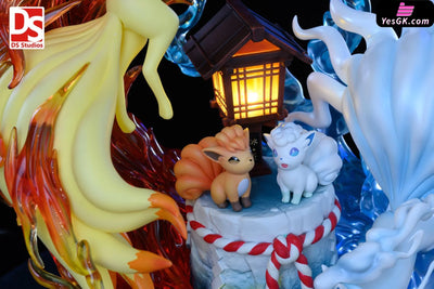 Pokemon - Ukiyo Series 001 Ninetales & Alolan Resin Statue Ds Studio [In Stock]