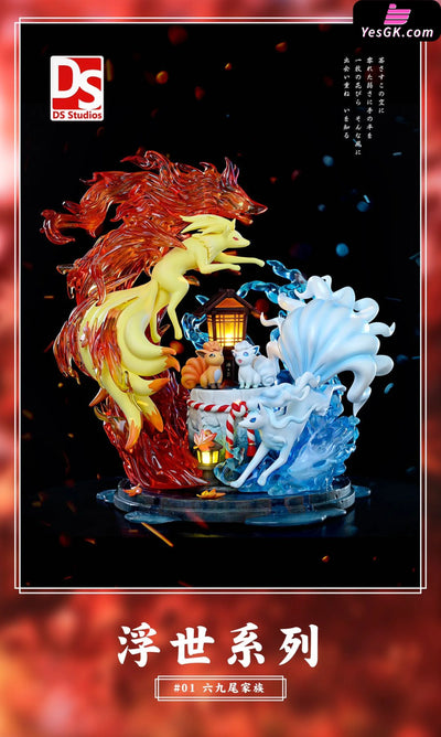 Pokemon - Ukiyo Series 001 Ninetales & Alolan Resin Statue Ds Studio [In Stock]
