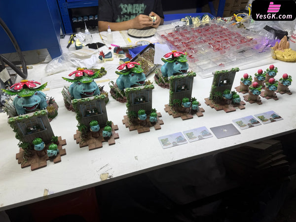 Pokemon Urban Ecology Series #5 Bulbasaur Family 1/20 GK Statue - JP Studio [In-Stock] - Pokemon