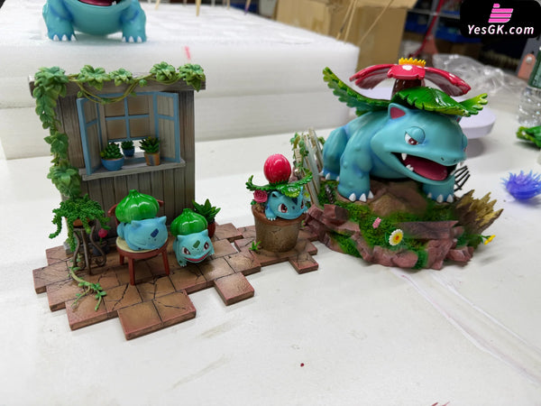 Pokemon Urban Ecology Series #5 Bulbasaur Family 1/20 GK Statue - JP Studio [In-Stock] - Pokemon