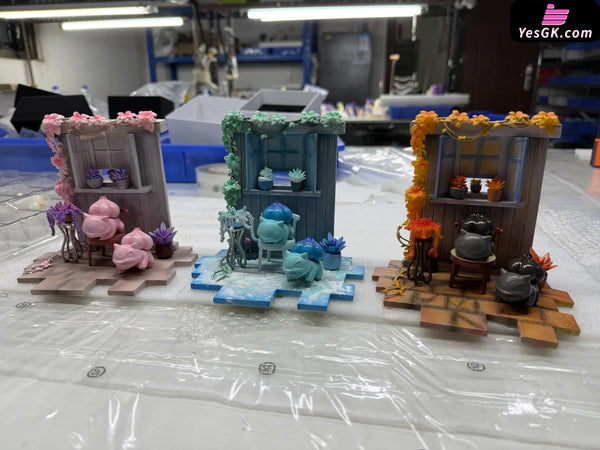 Pokemon Urban Ecology Series #5 Bulbasaur Family 1/20 GK Statue - JP Studio [In-Stock] - Pokemon