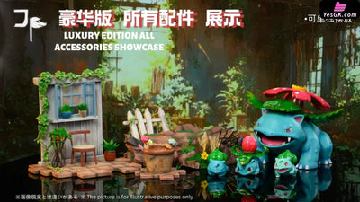 Pokémon 1/20 Scale World Bulbasaur & Ivysaur & Venusaur GK Statue - JP Studio [Pre-Order] Pokémon