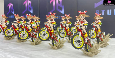 Pokemon Vehicle series May Riding A Mountain Bike 1/20 GK Statue - JB Studio [In-Stock] - Full Payment - Pokemon