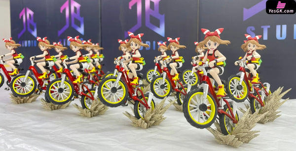 Pokemon Vehicle series May Riding A Mountain Bike 1/20 GK Statue - JB Studio [In-Stock] - Full Payment - Pokemon