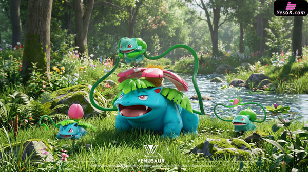 Pokémon Venusaur Evolution Group 1/20 GK Statue - Wonder Studio [In-Stock] - Pokemon