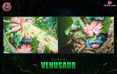Pokemon Venusaur Evolution Set Resin Statue - Fantasy Studio [Pre - Order] Pokémon