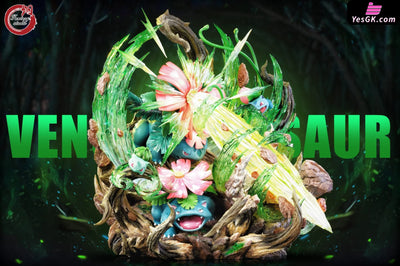 Pokemon Venusaur Evolution Set Resin Statue - Fantasy Studio [Pre - Order] Pokémon