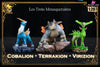 Pokemon Virizion & Terrakion & Cobalion 1/20 GK Statue - Collection Hall Studio [In-Stock] Full Payment Pokémon
