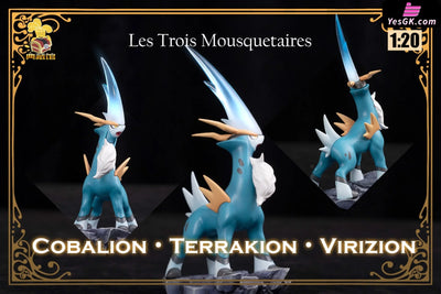 Pokemon Virizion & Terrakion & Cobalion 1/20 GK Statue - Collection Hall Studio [In-Stock] Full Payment Pokémon