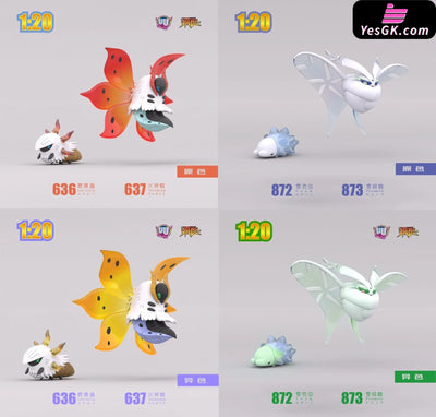 Pokémon Volcarona Frosmoth Statue - UU & Feng Mo Studio [In-Stock] Pokémon