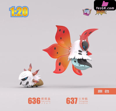 Pokémon Volcarona Frosmoth Statue - UU & Feng Mo Studio [In-Stock] Full Payment / Volcarona / Primary color Pokémon