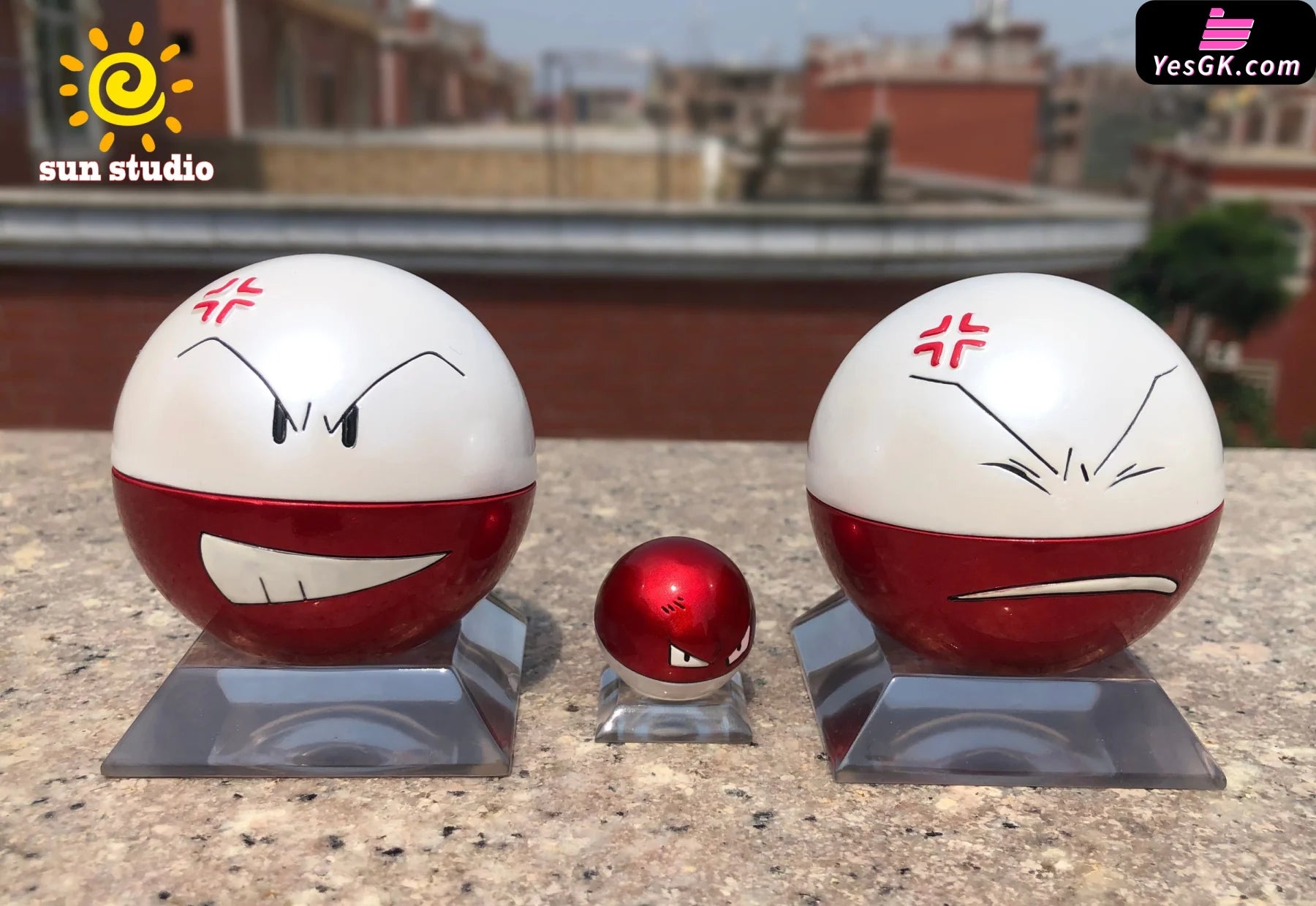 Pokémon Voltorb, Electrode evolution group Statue - Sun Studio [Pre-Or –  YesGK