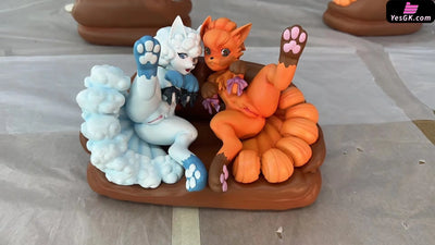 Pokémon Vulpix & Alola Vulpix GK Statue - Spirit Demon Studio [In-Stock] Pokémon