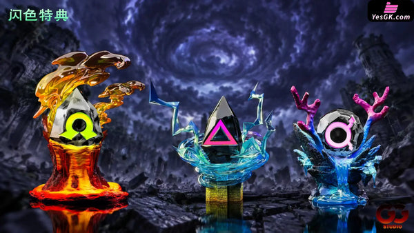 Pokemon Weather Trio: Groudon & Kyogre & Rayquaza Statue - GuGu Studio