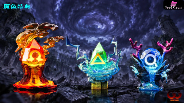 Pokemon Weather Trio: Groudon & Kyogre & Rayquaza Statue - GuGu Studio