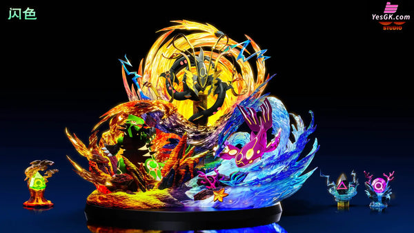 Pokemon Weather Trio: Groudon & Kyogre & Rayquaza Statue - GuGu Studio