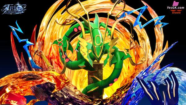 Pokemon Weather Trio: Groudon & Kyogre & Rayquaza Statue - GuGu Studio