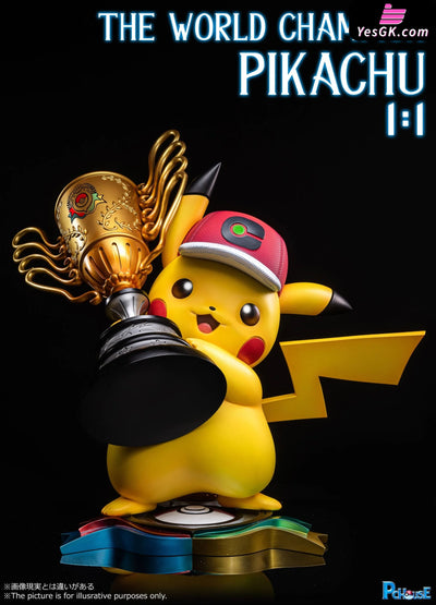 Pokemon Win The Championship Pikachu Resin Statue - Pc House Studio [Pre - Order] Pokémon
