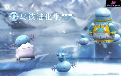 Pokémon Wooper Evolution Set GK Statue - ZM Studio [Pre-Order] Deposit / Regular Version / Wooper Evolution Set Pokémon