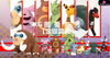 Pokemon - World Zukan Ampharos/ Granbull/ Houndoom/ Piloswine/ Donphan/ Ursaring/ Tyranitar & Lugia