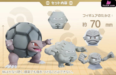 Pokemon - World Zukan Golem/ Magmortar/ Goldeen/ Sylveon & Growlithe Set Resin Statue Onestar Studio