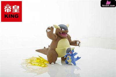 Pokemon - World Zukan Mega Kangaskhan/ Heracross/ Heracross Resin Statue King Studio [In Stock]