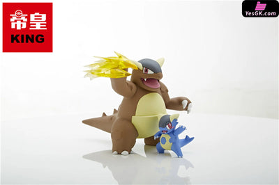 Pokemon - World Zukan Mega Kangaskhan/ Heracross/ Heracross Resin Statue King Studio [In Stock]