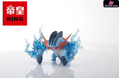 Pokemon - World Zukan Mega Swampert Resin Statue King Studio [In Stock]