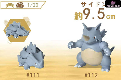 Pokemon - World Zukan Nidoking Set Rhydon & Dragonair Resin Statue Sxg Studio [In Stock]