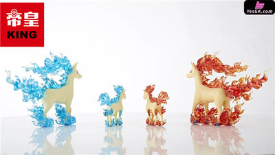 Pokemon - World Zukan Rapidash Set Resin Statue King Studio [In Stock]