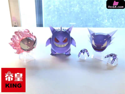 Pokemon - World Zukan Transparent Gastly/ Haunter/ Mega Sceptile/ Garchomp Resin Statue King Studio