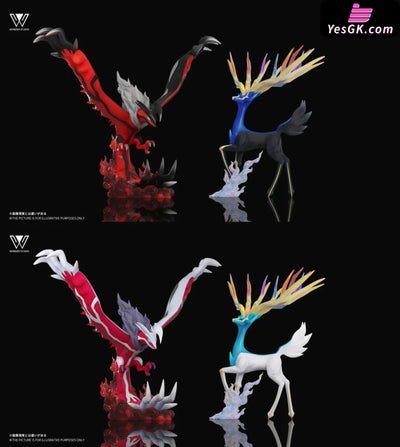 Pokémon Xerneas & Yveltal 1/20 GK Statue - Wonder Studio [Pre-Order] Pokémon
