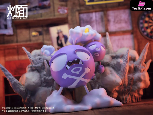 Pokémon Yakisoba Studio Sand Sculpture Series #1 Team Rocket Ultimate Three Idiots Resin Statue - Cm