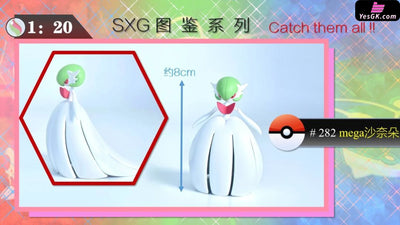 Pokémon Zukan 1/20 Ratio Resin Statue - Sxg Studio [In-Stock] Full Payment / Mega Gardevoir Scale