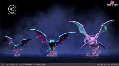 Pokémon120 Pokédex Series Zubat Evolution Set GK Statue - 61 Studio [Pre-Order] Deposit Pokémon