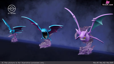Pokémon120 Pokédex Series Zubat Evolution Set GK Statue - 61 Studio [Pre-Order] Pokémon