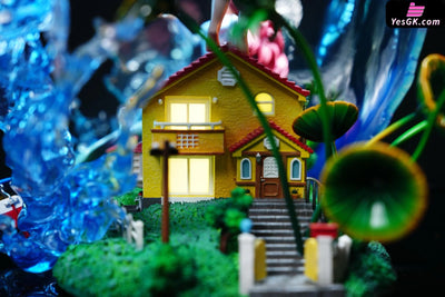 Ponyo on the Cliff by the Sea Hayao Miyazaki Series CP002 Ponyo & Sosuke Resin Statue - OPM Studio [In-Stock] Miyazaki