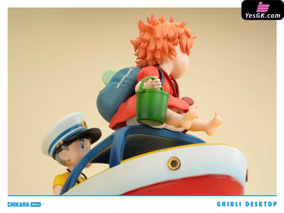 Ponyo on the Cliff Desktop Series Ponyo on the Cliff GK Statue - CHIKARA Studio [Pre-Order] Miyazaki Anime