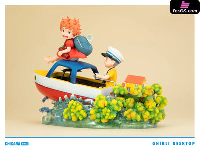 Ponyo on the Cliff Desktop Series Ponyo on the Cliff GK Statue - CHIKARA Studio [Pre-Order] Miyazaki Anime