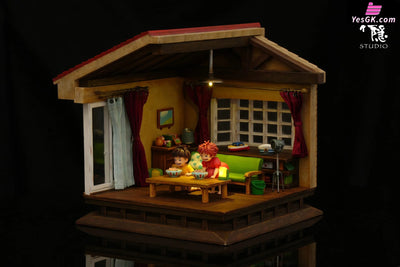 Ponyo on the Cliff Food Series Three Minutes of Happiness GK Statue - Shen Yin Studio [Pre-Order] Full Payment Miyazaki