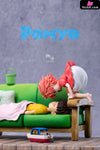 Ponyo on the Cliff Hayao Miyazaki Desktop Series 03 The Gentlest Companion Ponyo & Sosuke GK Statue - Wu Yu Studio