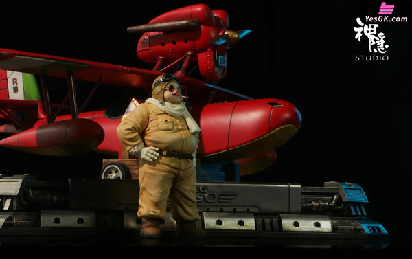 Porco Rosso Silhouette Moment Series Ace Pilot Marco Pagot GK Statue - Shen Yin Studio [Pre-Order] Miyazaki Anime