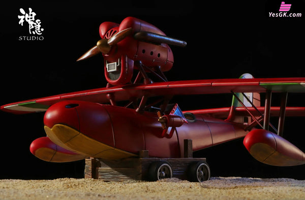 Porco Rosso Silhouette Moment Series Ace Pilot Marco Pagot GK Statue - Shen Yin Studio [Pre-Order] Miyazaki Anime